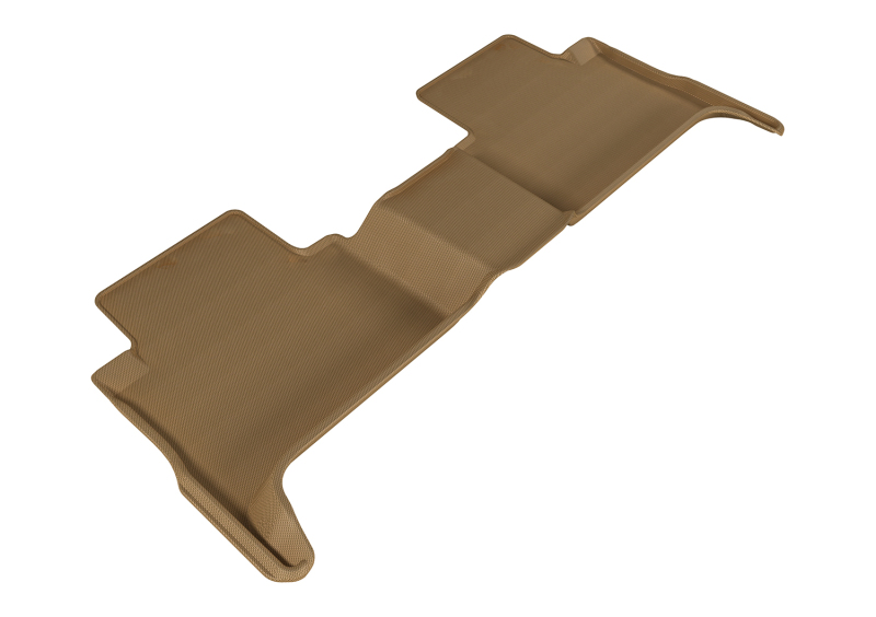 Chevrolet Colorado Crew Cab Floor Mats - Rear - 3D MAXpider - Kagu - Tan - `15-`20